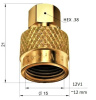HEX KNURLED FOR EM VALVE 304500