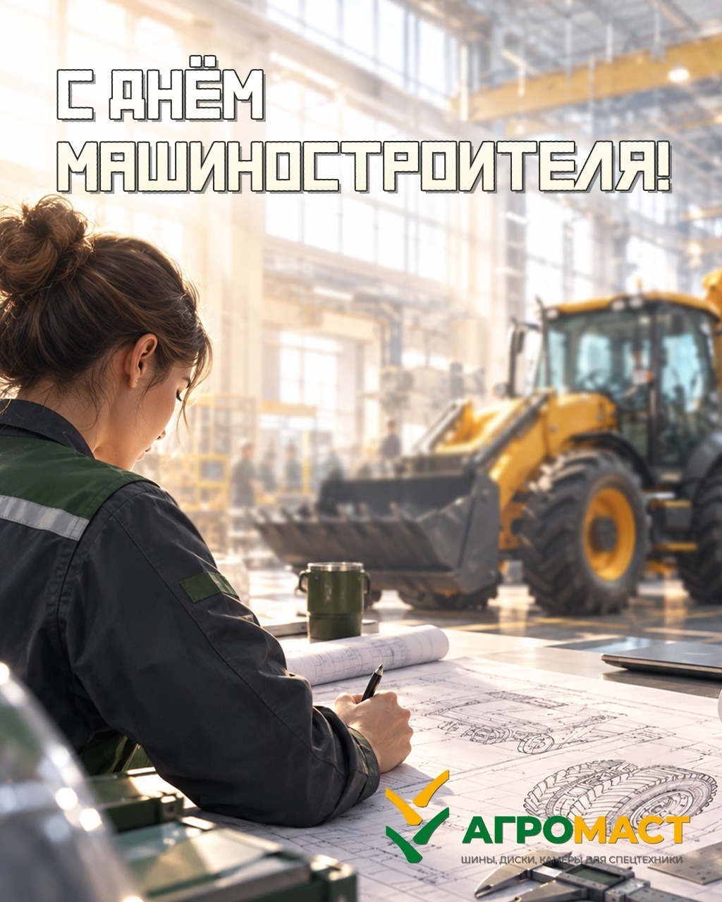 Уважаемые партнеры! Поздравляем вас с профессиональным праздником - Днём машиностроителя!