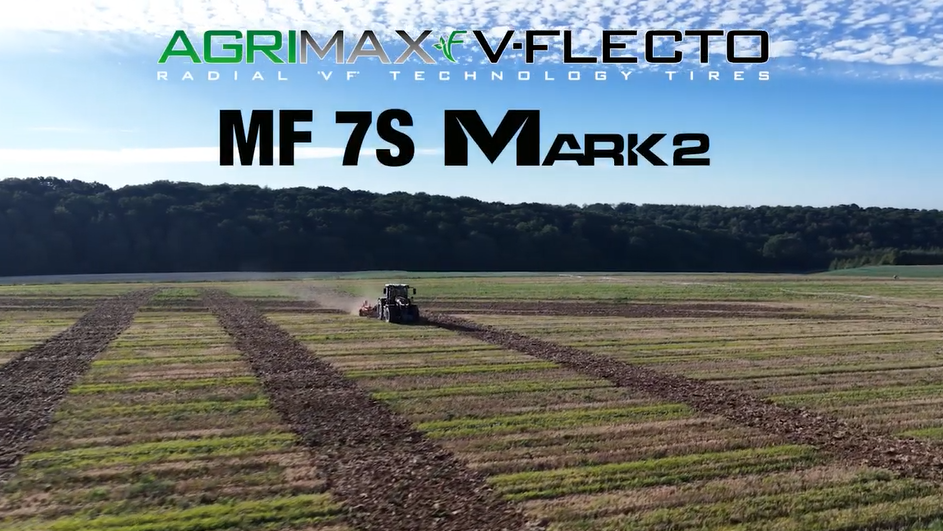 Новые размеры шин BKT AGRIMAX V-FLECTO, разработанные совместно с компанией Massey Ferguson для трактора MF 7S Mark 2