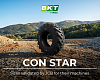 Компания BKT сообщила, что шины CON STAR получили новые омологации для ряда моделей техники JCB